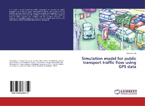 Simulation model for public transport traffic flow using GPS data