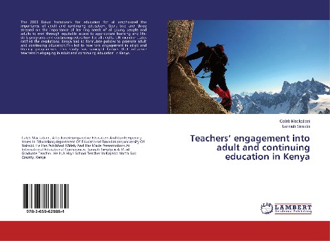 Teachers engagement into adult and continuing education in Kenya