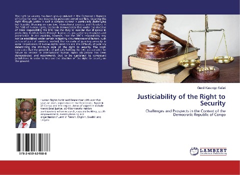 Justiciability of the Right to Security: Challenges and Prospects in the Context of the Democratic Republic of Congo