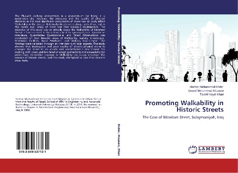 Promoting Walkability in Historic Streets: The Case of Mawlawi Street, Sulaymaniyah, Iraq