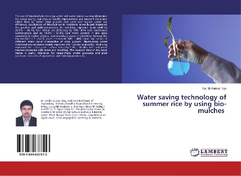 Water saving technology of summer rice by using bio-mulches