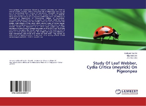 Study Of Leaf Webber, Cydia Critica (meyrick) On Pigeonpea