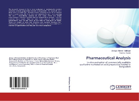 Pharmaceutical Analysis: In vitro evaluation of commercially available qualitative marketed antacid preparation (tablet) in Bangladesh