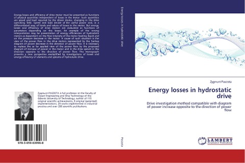 Energy losses in hydrostatic drive: Drive investigation method compatible with diagram of power increase opposite to the direction of power flow