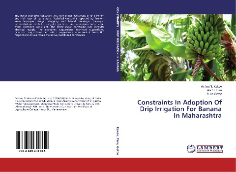 Constraints In Adoption Of Drip Irrigation For Banana In Maharashtra