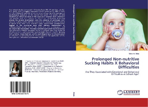 Prolonged Non-nutritive Sucking Habits X Behavioral Difficulties: Are They Associated with Emotional and Behavioral Difficulties at School Age?