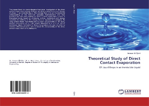 Theoretical Study of Direct Contact Evaporation: Of Liquid Drops in an Immiscible Liquid