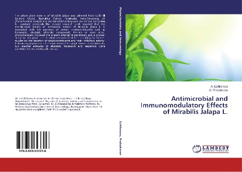 Antimicrobial and Immunomodulatory Effects of Mirabilis Jalapa L.