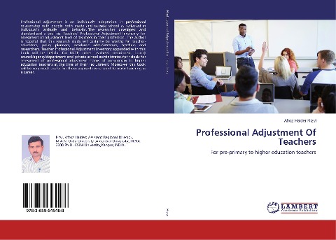 Professional Adjustment Of Teachers: For pre-primary to higher education teachers