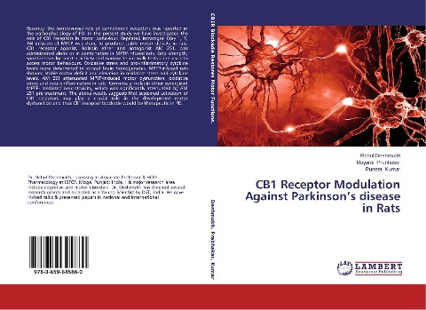 CB1 Receptor Modulation Against Parkinsons disease in Rats