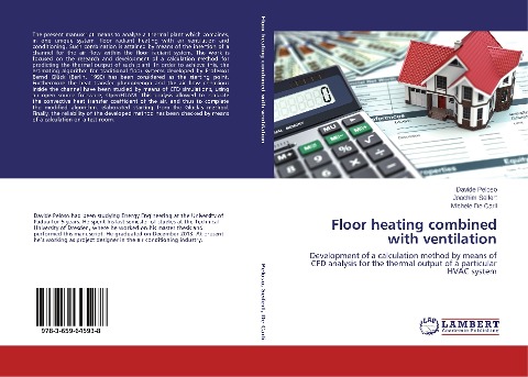 Floor heating combined with ventilation: Development of a calculation method by means of CFD analysis for the thermal output of a particular HVAC system