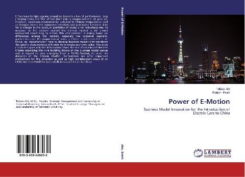 Power of E-Motion: Business Model Innovation for the Introduction of Electric Cars to China