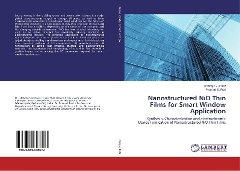 Nanostructured NiO Thin Films for Smart Window Application: Synthesis, Characterization and electrochromic Device Fabrication of Nanostructured NiO Thin Films