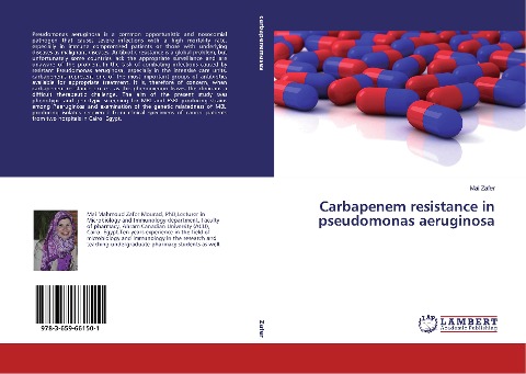 Carbapenem resistance in pseudomonas aeruginosa
