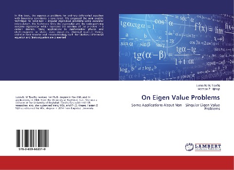 On Eigen Value Problems: Some Applications About Non - Singular Eigen Value Problems