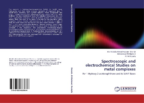 Spectroscopic and electrochemical Studies on metal complexes: For 1-Hydroxy-2-acetonaphthone and its Schiff Bases
