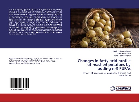 Changes in fatty acid profile of mashed potatoes by adding n-3 PUFAs: Effects of freezing and microwave thawing and concentration