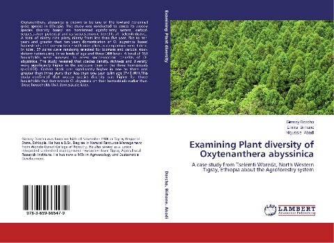 Examining Plant diversity of Oxytenanthera abyssinica: A case study from Tselemti Woreda, North Western Tigray, Ethiopia about the Agroforestry system