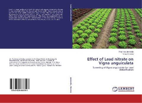 Effect of Lead nitrate on Vigna unguiculata: Screening of Vigna unguiculata for Lead detoxification