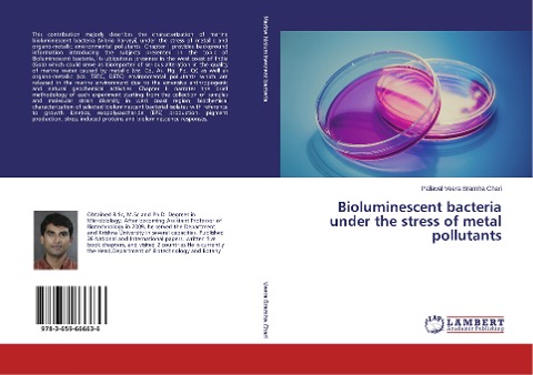 Bioluminescent bacteria under the stress of metal pollutants