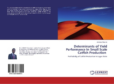 Determinants of Yield Performance In Small Scale Catfish Production: Profitability of Catfish Production In Lagos State
