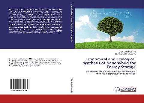 Economical and Ecological synthesis of Nanohybrid for Energy Storage: Preparation of NiO/CNT composite thin films and their use in supercapacitive application