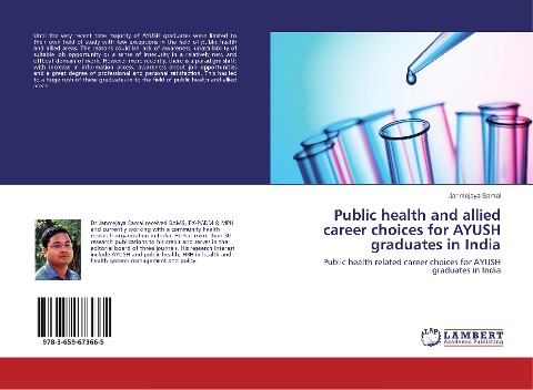 Public health and allied career choices for AYUSH graduates in India: Public health related career choices for AYUSH graduates in India