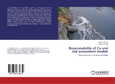 Bioaccessibility of Cu and risk assessment models: Risk assessment and bioaccessibility