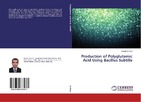 Production of Polyglutamic Acid Using Bacillus Subtilis