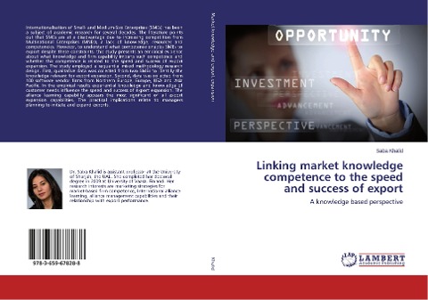 Linking market knowledge competence to the speed and success of export: A knowledge based perspective