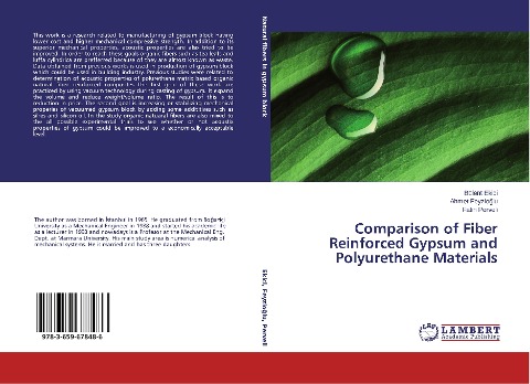 Comparison of Fiber Reinforced Gypsum and Polyurethane Materials