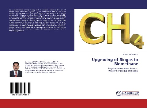 Upgrading of Biogas to Biomethane: Physical Absorption Process (Water Scrubbing of Biogas)