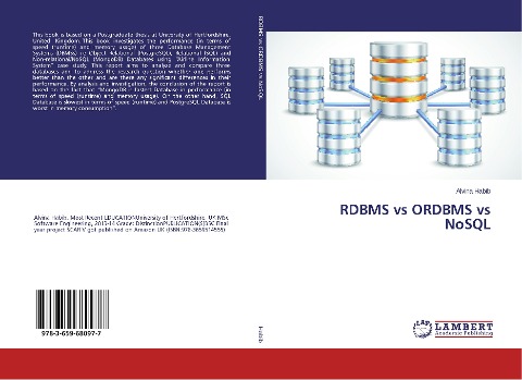 RDBMS vs ORDBMS vs NoSQL