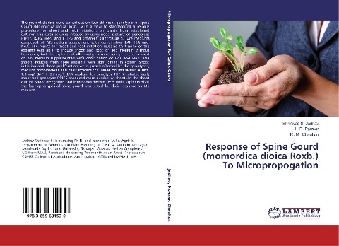 Response of Spine Gourd (momordica dioica Roxb.) To Micropropogation