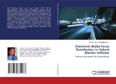 Electronic Brake Force Distribution in Hybrid Electric Vehicles: Mathematical Model and Control Design