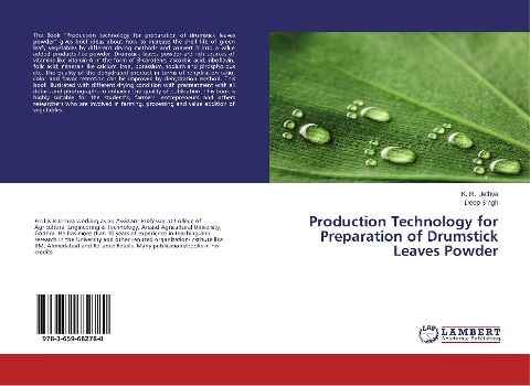 Production Technology for Preparation of Drumstick Leaves Powder
