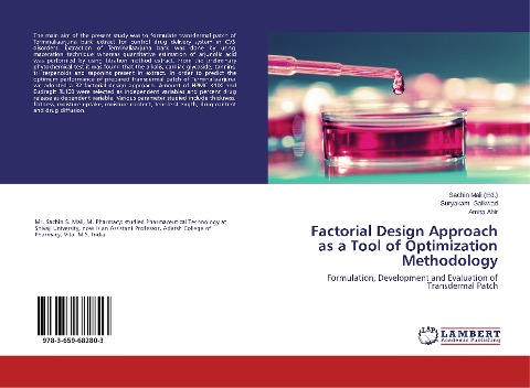 Factorial Design Approach as a Tool of Optimization Methodology: Formulation, Development and Evaluation of Transdermal Patch