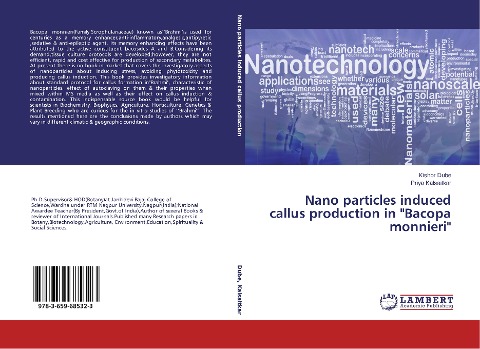 Nano particles induced callus production in Bacopa monnieri