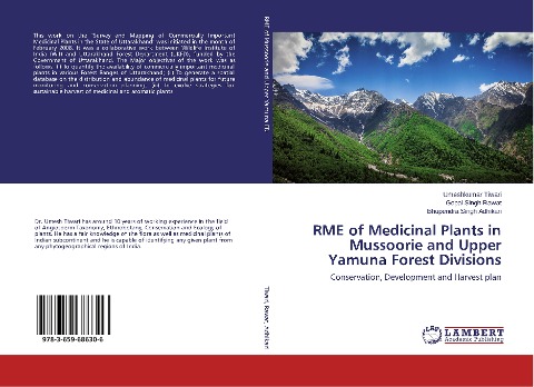 RME of Medicinal Plants in Mussoorie and Upper Yamuna Forest Divisions: Conservation, Development and Harvest plan