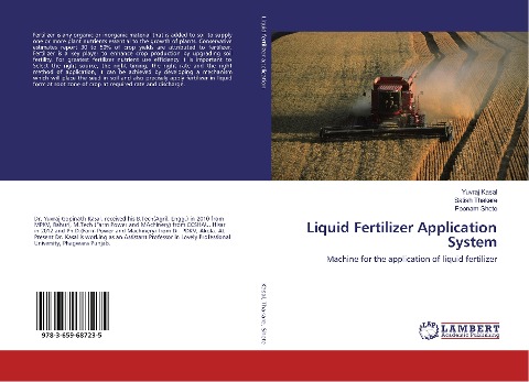 Liquid Fertilizer Application System: Machine for the application of liquid fertilizer