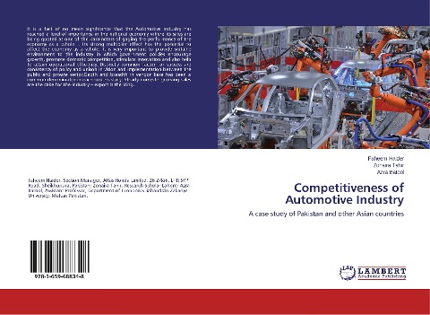 Competitiveness of Automotive Industry: A case study of Pakistan and other Asian countries