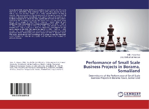 Performance of Small Scale Business Projects in Borama, Somaliland: Determinants of the Performance of Small Scale Business Projects in Borama Town, Somaliland