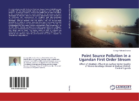 Point Source Pollution in a Ugandan First Order Stream: Effect of Abattoir Effluent on Surface Water Quality of Nkoko-Busabaga Stream in Buikwe District, Central Uganda