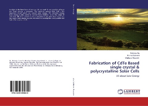 Fabrication of CdTe Based single crystal & polycrystalline Solar Cells: All about Solar Energy