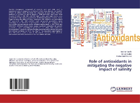 Role of antioxidants in mitigating the negative impact of salinity