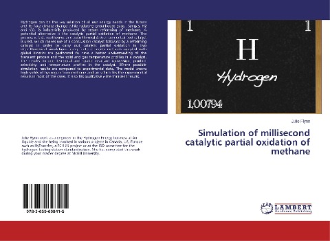 Simulation of millisecond catalytic partial oxidation of methane