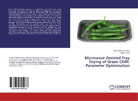 Microwave Assisted Tray Drying of Green Chilli: Parameter Optimization