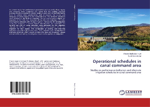 Operational schedules in canal command area: Studies on performance indicators and alternate irrigation schedules in canal command area