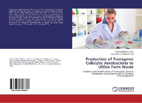 Production of Transgenic Cellulytic Aerobacteria to Utilize Farm Waste: Isolation and Identification of Cellulolytic Gene in Fibrobacter Succinogenes S85 in Ruminal Microorganisms