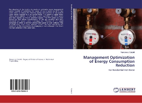 Management Optimization of Energy Consumption Reduction: For Residential Hot Water